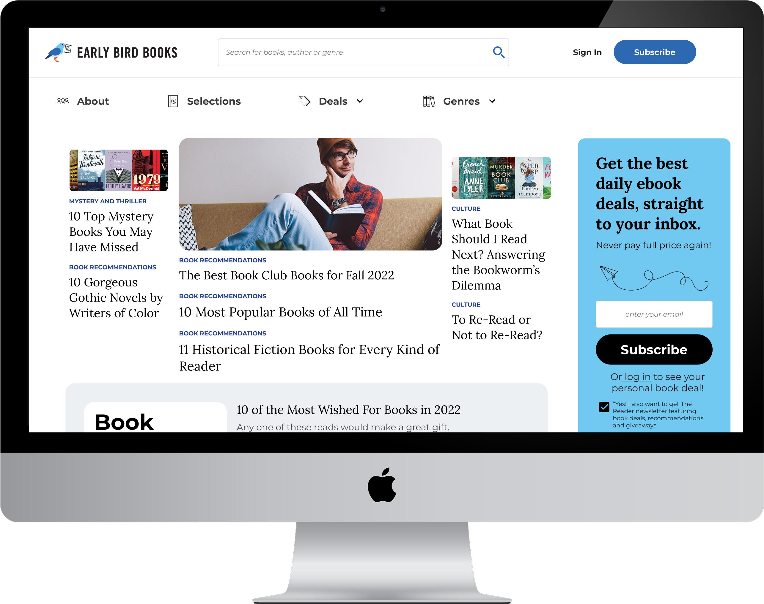 Early Bird Books — homepage and content page